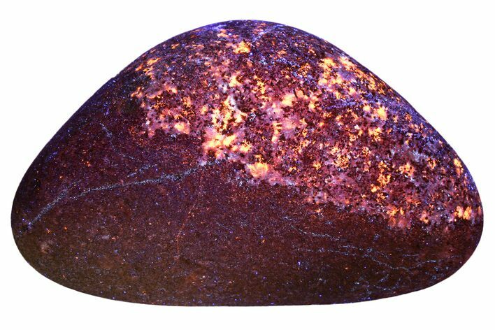 Fluorescent Yooperlite Pebble - Michigan #253905